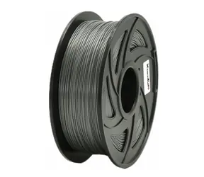 XtendLan PETG filament stříbrná / struna pro 3D tiskárnu / PETG / 1.75mm / 1kg   