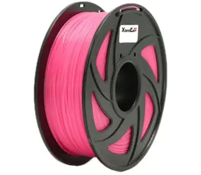 XtendLan PLA filament růžově-červená / struna pro 3D tiskárnu / PLA / 1.75mm / 1kg   