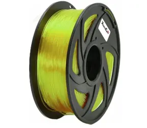 XtendLan PETG filament průhledně-žlutá / struna pro 3D tiskárnu / PETG / 1.75mm / 1kg   