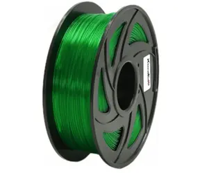 XtendLan PETG filament průhledně-zelená / struna pro 3D tiskárnu / PETG / 1.75mm / 1kg   