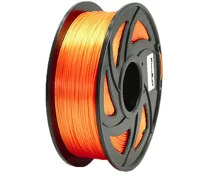 XtendLan PLA filament leskle-oranžová / struna pro 3D tiskárnu / PLA / 1.75mm / 1kg   