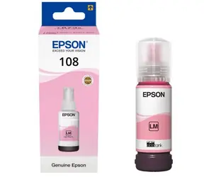EPSON 108 EcoTank originální inkoust světlá-fialová / pro L8050 / 70 ml 