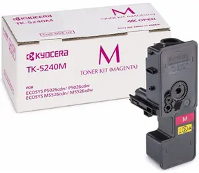 Kyocera TK-5240M Toner fialová / pro M5526cdn & cdw & P5026cdn & cdw / výtěžnost až 3.000 stran