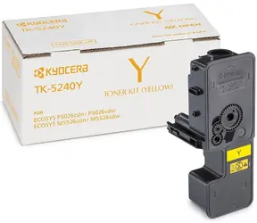 Kyocera TK-5240Y Toner žlutá / pro M5526cdn & cdw & P5026cdn & cdw / výtěžnost až 3.000 stran