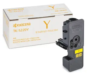 Kyocera TK-5220Y Toner žlutá / pro M5521cdn & cdw & P5021cdn & cdw / výtěžnost až 1.2000 stran
