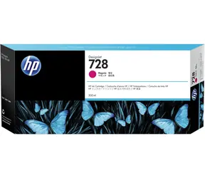 HP F9K16A originální cartridge 728 (300ml) purpurová / DesignJet T730&T830 / 300 ml