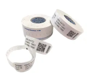 SATO bezpečnostní náramek UHF RFID pro pacienty bílá / 75 ks na roli