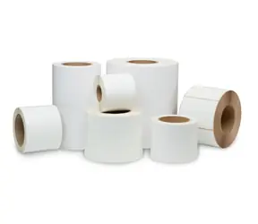 OEM Samolepicí etikety PE TT 50 mm x 35 mm bílá / Polyethylen / 2000ks / 1role