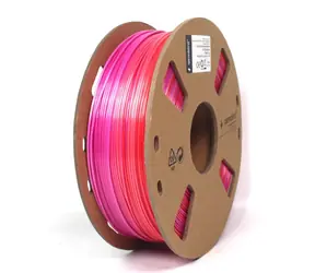 Gembird tisková struna 1.75mm PLA duhová červená/fialová 1kg