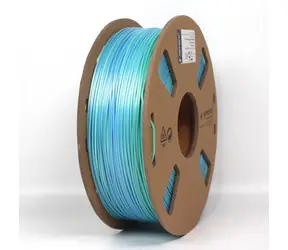 Gembird tisková struna 1.75mm PLA duhová modrá/zelená 1kg