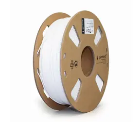 Gembird tisková struna 1.75mm PLA matná bílá 1kg 