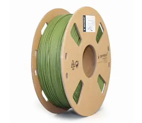 Gembird tisková struna 1.75mm PLA matná armádní zelená 1kg