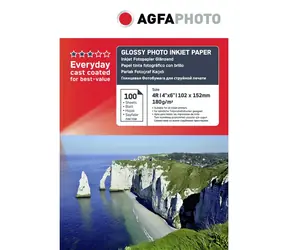 AgfaPhoto Everyday Photo Inkjet Paper Glossy 180g 10x15 cm 100ks / Fotopapír / lesklý