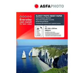 AgfaPhoto Everyday Photo Inkjet Paper Glossy 180g A4 20ks / Fotopapír / lesklý