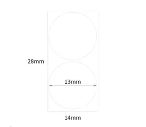 Niimbot R štítky 4x28mm pro D11 a D110 bílá / 220ks 