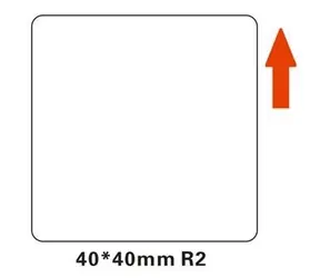 Niimbot štítky R 40x40 mm pro B21 & B21S & B1 & B3S bílá