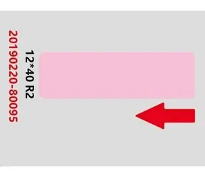 Niimbot štítky 12x40mm pro D11 a D110 růžová / 160ks 