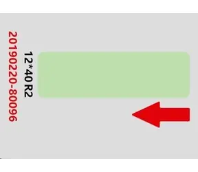 Niimbot štítky 12x40mm pro D11 a D110 zelená / 160ks 