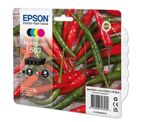 EPSON T09Q6 originální cartridge 503 CMYK / pro WF-2965DWF & Expression Home XP-5205 / 210 & 165 stran
