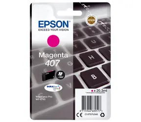 Epson C13T07U340  407 originální cartidge fialová / pro WorkForce Pro WF-4745 & WorkForce Pro WF-4745DTWF / 20.3 ml