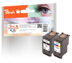 Peach PG-575XL&CL-576XL cartridge MultiPack / pro Canon Pixma TS3551i & TS3550i & TR4750i / 1x16 & 1x14 ml
