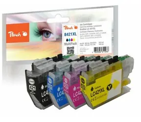 Peach LC-421XLVALP alternativní cartridge MultiPack / pro Brother DCPJ 1050 DW & DCPJ 1140 DW / 4x 500 stran