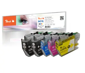 Peach LC-421XL alternativní cartridge MultiPack Plus / pro Brother DCPJ 1050 DW & DCPJ 1140 DW / 5x 500 stran