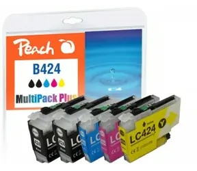 Peach LC-424 alternativní cartridge MultiPack Plus / pro Brother DCPJ 1200 W & CPJ 1200 DW / 5x 750 stran
