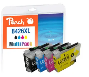 Peach LC-426XL alternativní cartridge MultiPack / pro Brother MFCJ 4335 DW & MFCJ 4340 DW / 1x6.000 & 3x5.000 stran