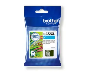 Brother LC422XLC originální cartridge modrá / pro Brother MFCJ 5340 DW & MFCJ 5345 DW & MFCJ 5740 D / 1.800 stran