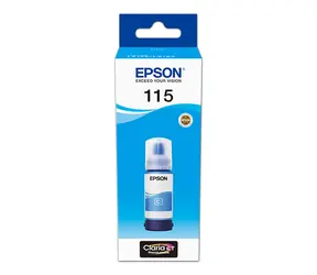 Epson originální inkoust no. 115 modrá / pro EcoTank L8160 & L8180 / 6.200 stran