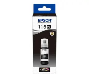 Epson originální inkoust no. 115 foto černá / pro EcoTank L8160 & L8180 / 6.200 stran