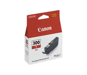 Canon originální cartridge PFI-300 R červená / 14.4ml