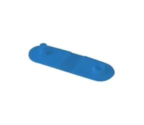 Zebra Wristband clips Blue 275/pack / spony na náramky