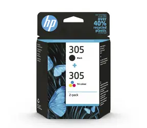 HP 6ZD17AE originální cartridge 305 tříbarevná + černá