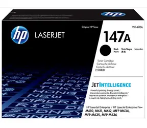 HP 147A originální toner černá / pro HP LaserJet Enterprise M610 & M611 & M612 / 10.500 stran