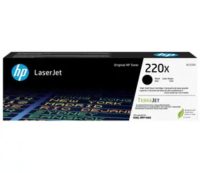 HP 220X originální toner černá / pro HP Color LaserJet Pro 4202dn & 4202dw / 7.500 stran