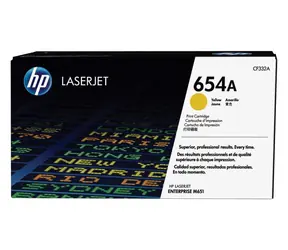 HP 654A originální toner žlutá / pro HP Color LaserJet Enterprise M651dn & M651n / 15.000 stran