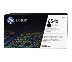 HP 654X originální toner černá / pro HP Color LaserJet Enterprise M651dn & M651n / 20.500 stran