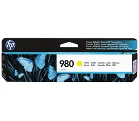 HP 980 (D8J09A) originální inkoustová náplň žlutá / pro HP Officejet Enterprise X555dn & X555xh & X585dn / 6.600 stran