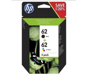 HP 62 (N9J71AE) inkoustová kazeta černá + barevná / pro HP ENVY 5540 & 5640 & 5646 & OfficeJet 200 & 250 / 4 ml + 4.5 ml