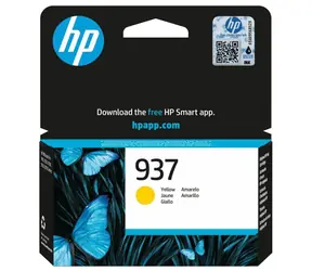 HP 937 inkoustová kazeta žlutá / pro HP OfficeJet Pro 9120e & 9122e & 9125e & 9132e / 800 stran