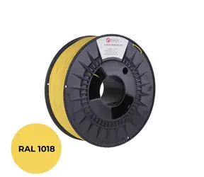C-TECH PREMIUM LINE Filament PLA zinková žlutá | RAL1018 | 1.75mm | 1kg