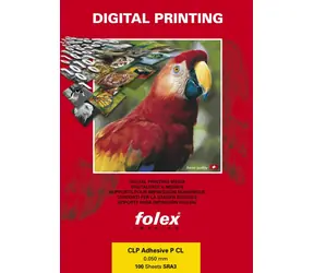 folex CLP Adhesive P CL - SRA3 / Lesklá čirá polyesterová samolepící fólie / laser / 200 ks