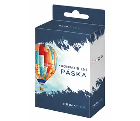 PrimaTisk Kompatibilní páska 45017 pro DYMO páska- tisk černá/červená 12mm
