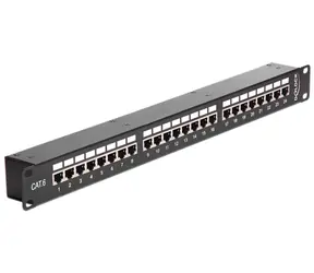DeLock 19” Coupler Patch Panel 24 Port Cat.6