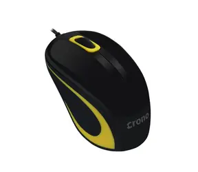 Crono CM643Y černo-žlutá / Optická myš / 1000DPI / USB 
