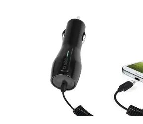 SBS Autonabíjačka s microUSB kabelem 1000 mAh černá