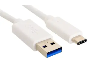 Sandberg USB-C 3.1 do USB-A 3.0 kabel, 1 m, bílý
