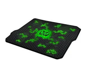 C-TECH ANTHEA CYBER GREEN / Herní podložka pod myš / 320x270x4mm / obšité okraje